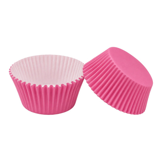 Baby Pink 250Pc Greaseproof Baking Cupcake Cases - 5X3.2cm