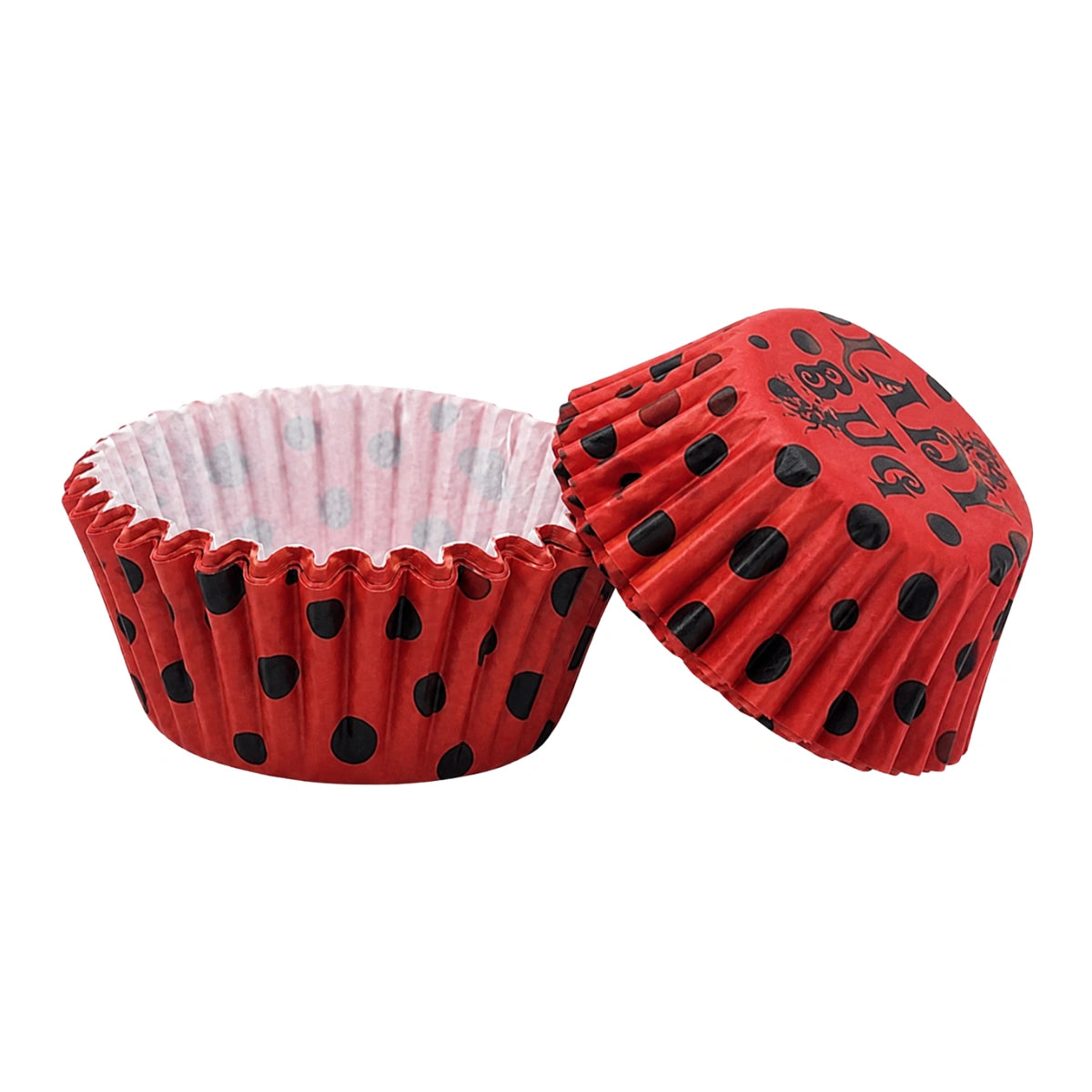 Lady Bug Greaseproof Mini Cupcake Cases 35mm - Iconic Cake Art