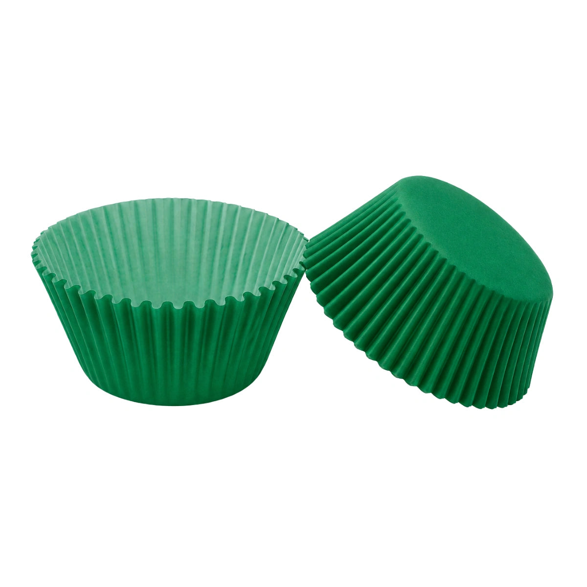 Dark Green 250Pc Greaseproof Baking Cupcake Cases - 5X3.2cm