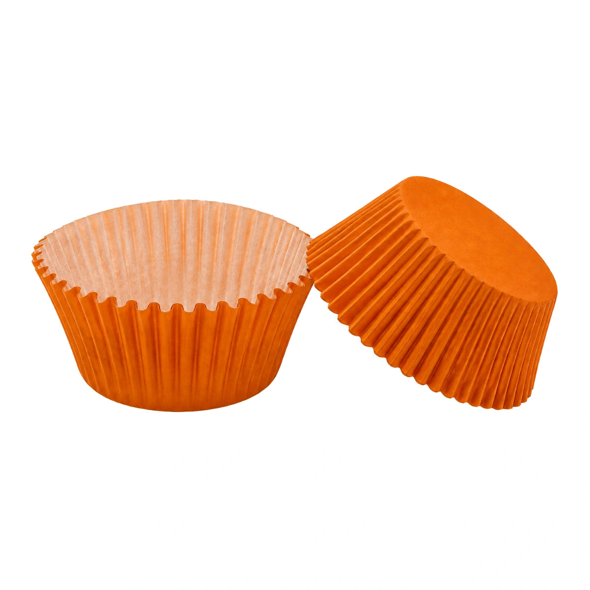 Orange 250Pc Greaseproof Baking Cupcake Cases - 5X3.2cm