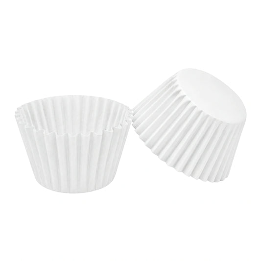 White Mini 2.5cm Base - 500Pieces Paper Baking Bulk Cupcake Cases Liner