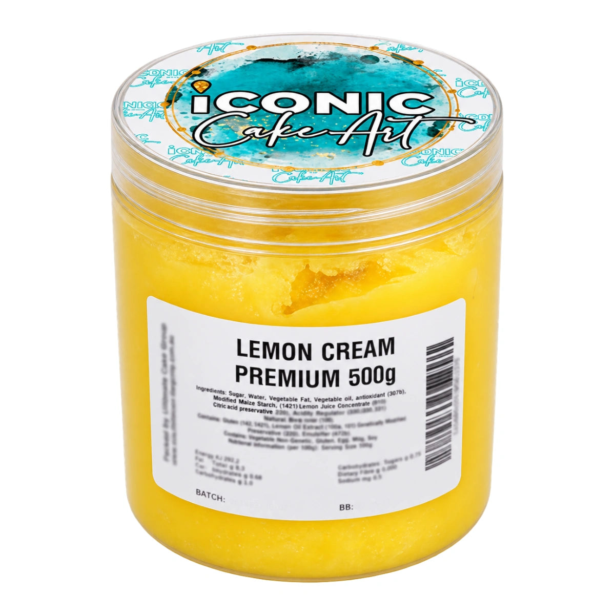 Lemon Creme 500g - Iconic Cake Art