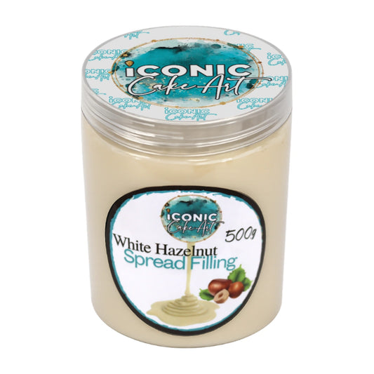 White Hazelnut Spread Filling 500g - Iconic Cake Art