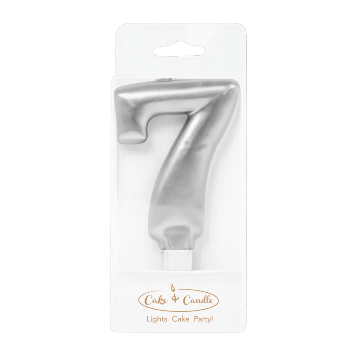 Silver Number 7 Candle - Bake Group