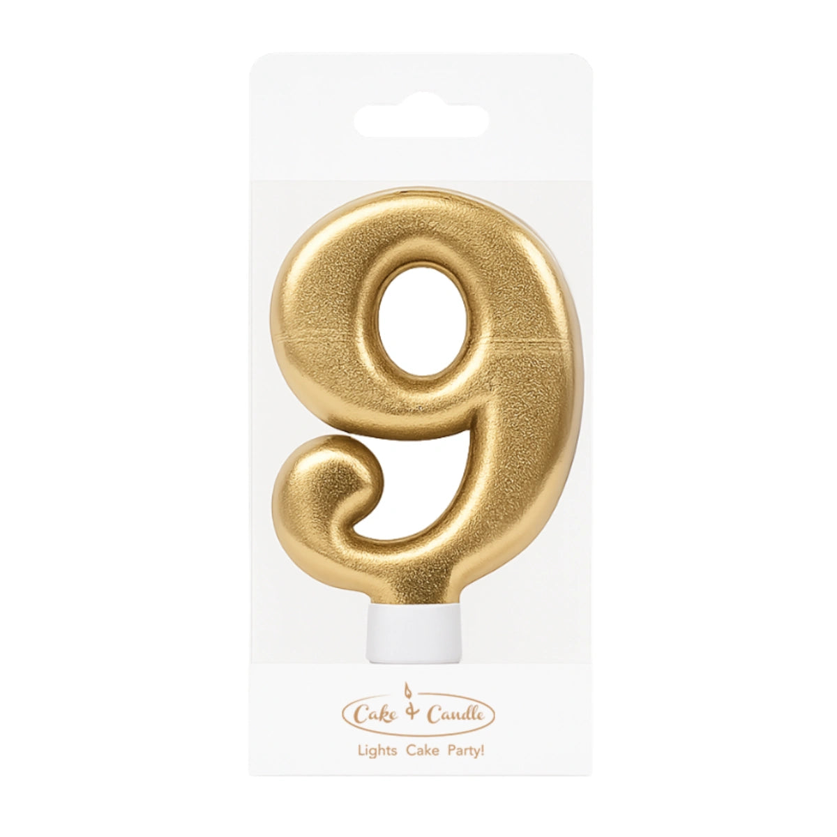 Gold Number 9 Candle - Bake Group