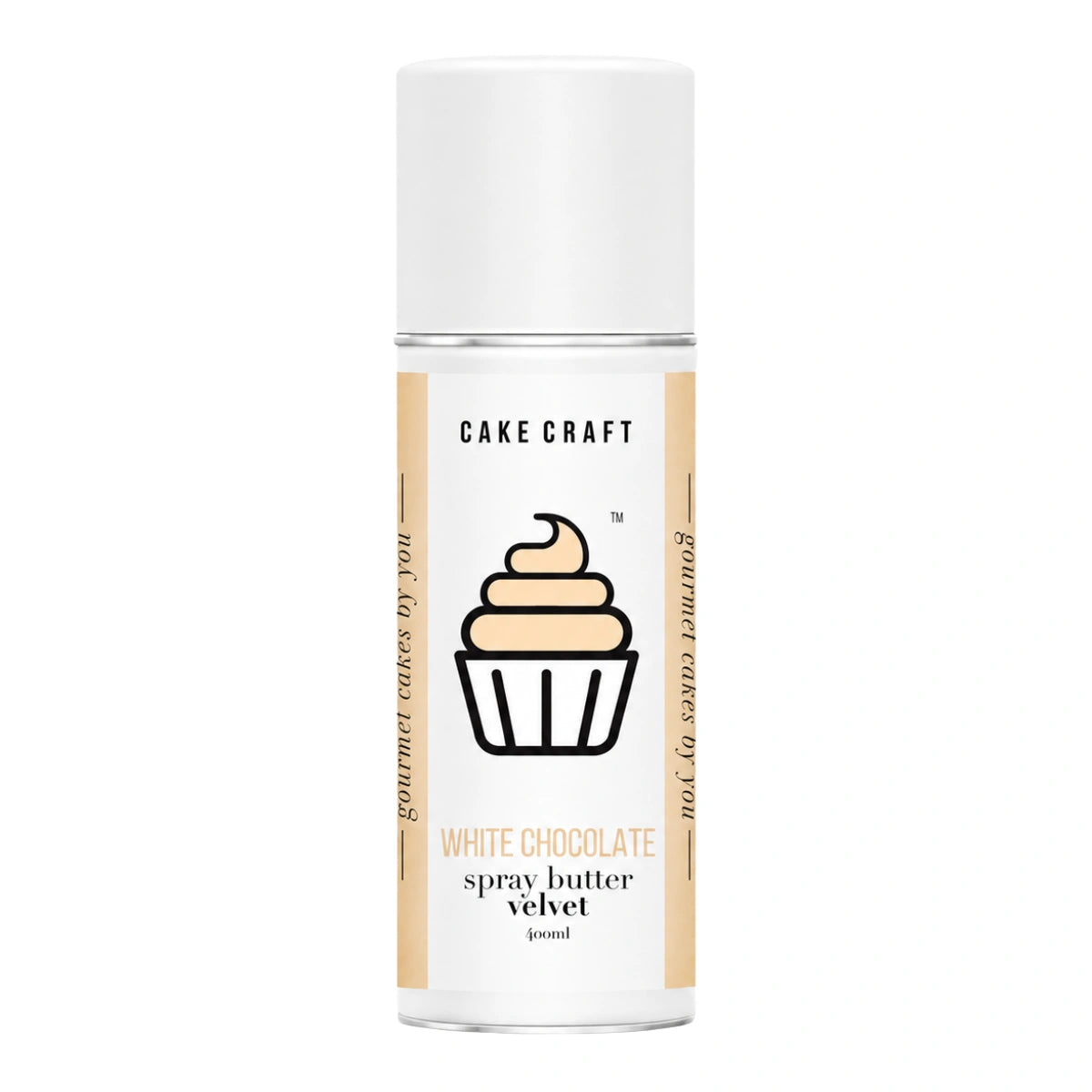 BSC Chocolate White Spray Butter Velvet - Cake Craft 400ml