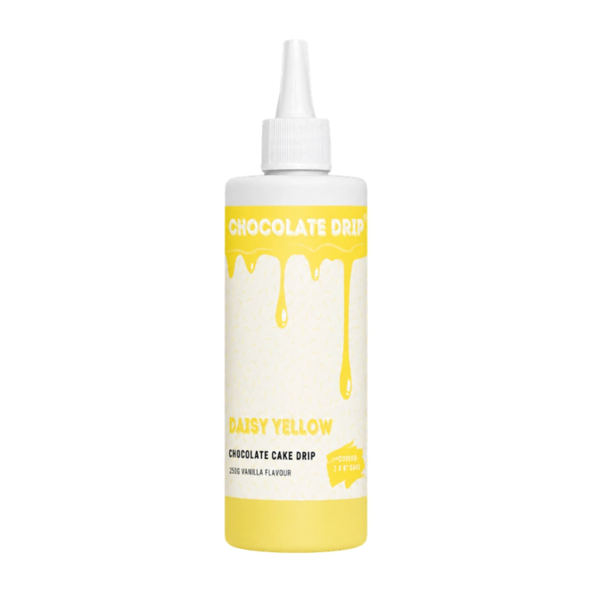 Yellow Chocolate Daisy Drip 250g - Cakers Warehouse