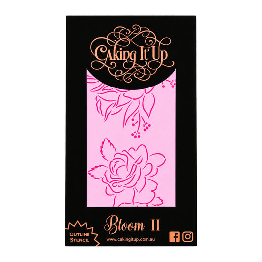 Bloom Ii Cake Stencil - Caking It Up