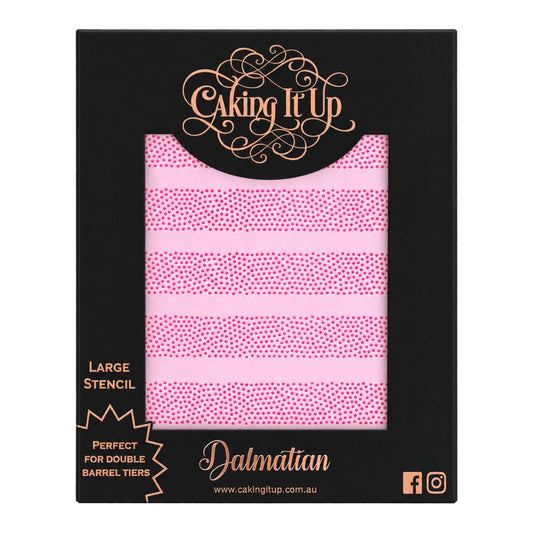 Dalmatian Cake Stencil - Caking It Up