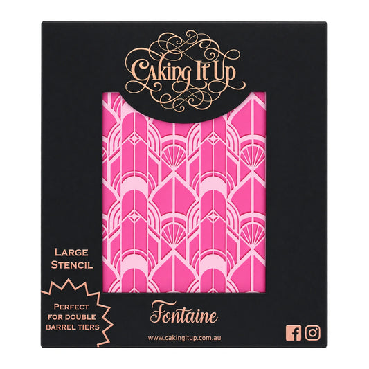 Fontaine Cake Stencil - Caking It Up