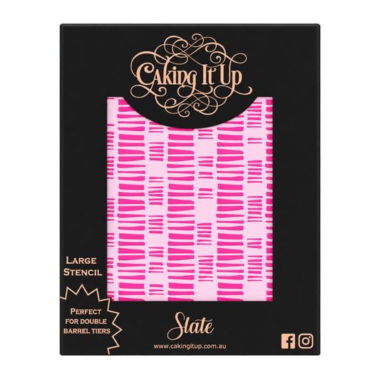 Slate Cake Stencil - Caking It Up