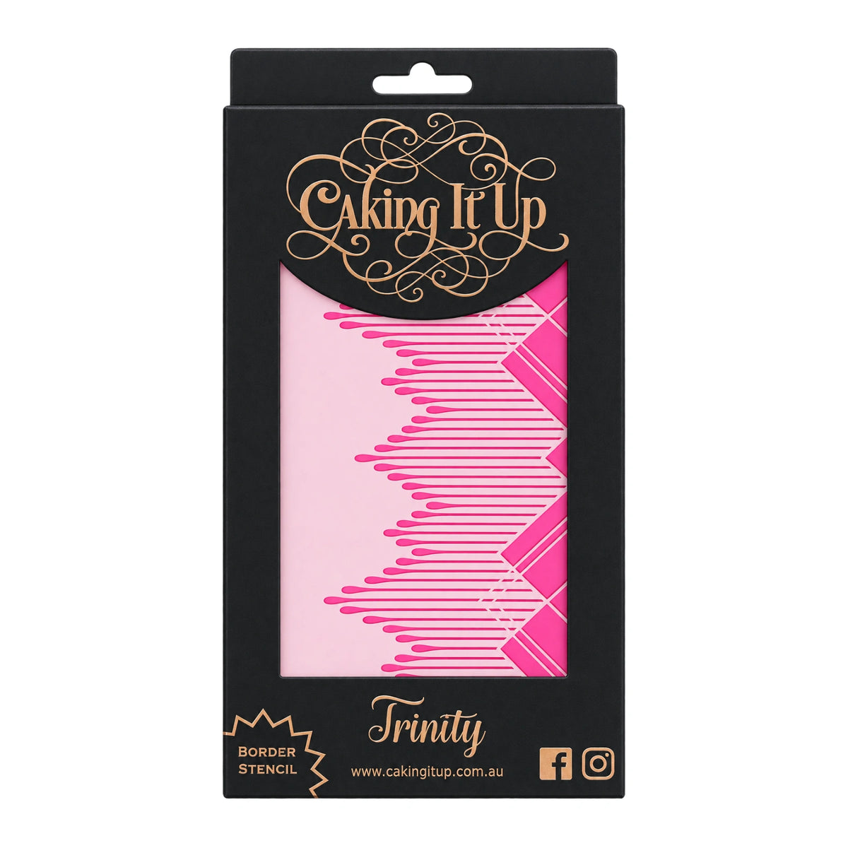 Trinity Cake Stencil - Caking It Up