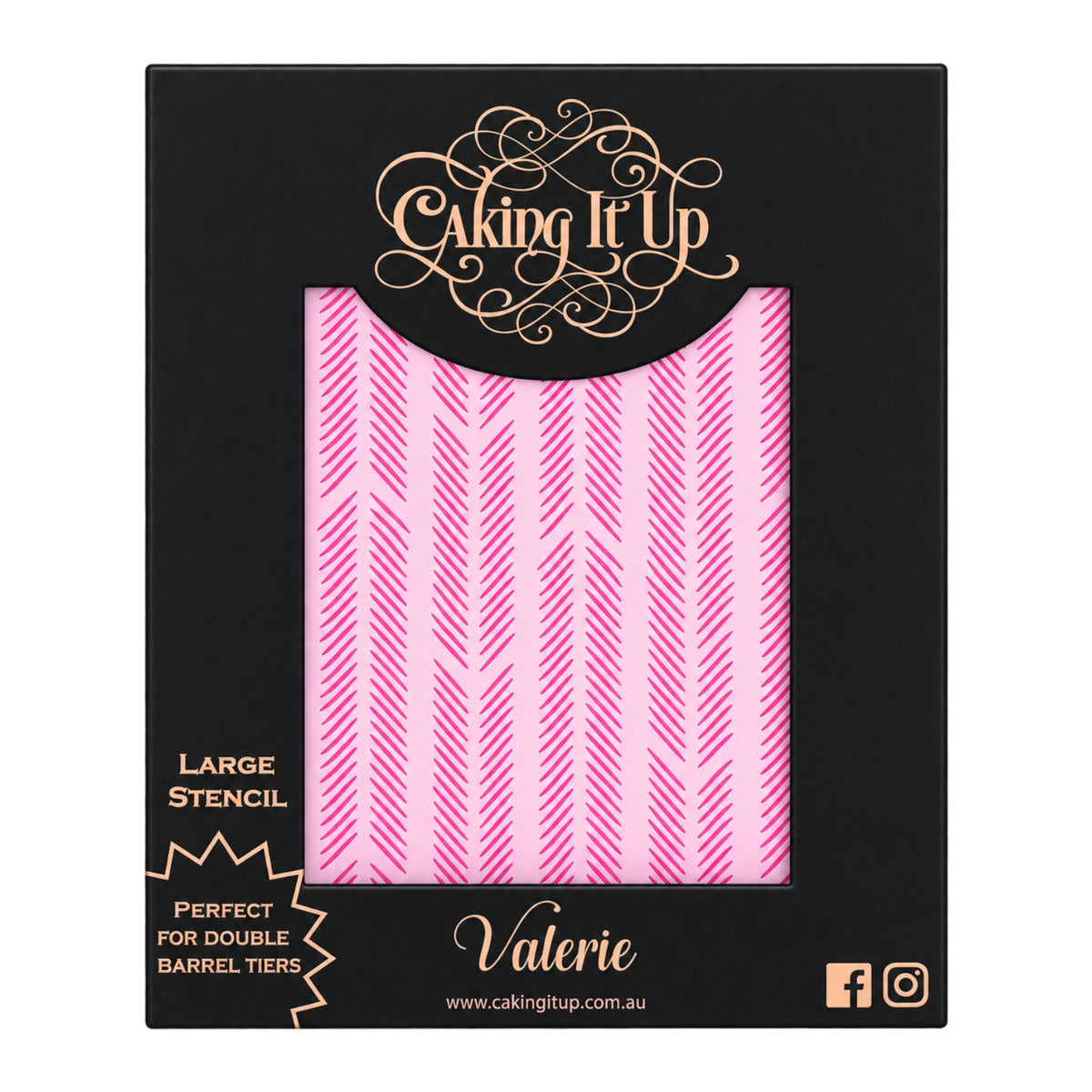 Valerie Cake Stencil - Caking It Up
