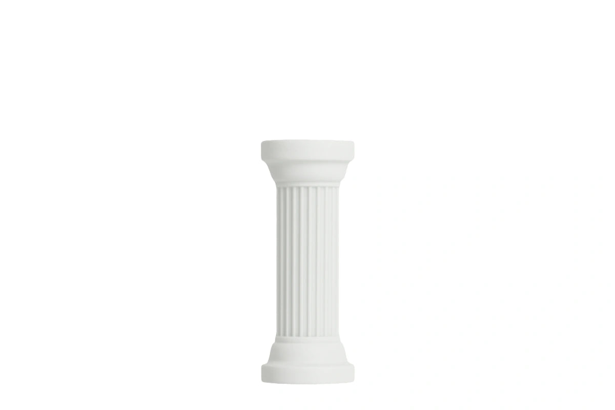 White Round Pillars Carolines Sugar Art - CP115