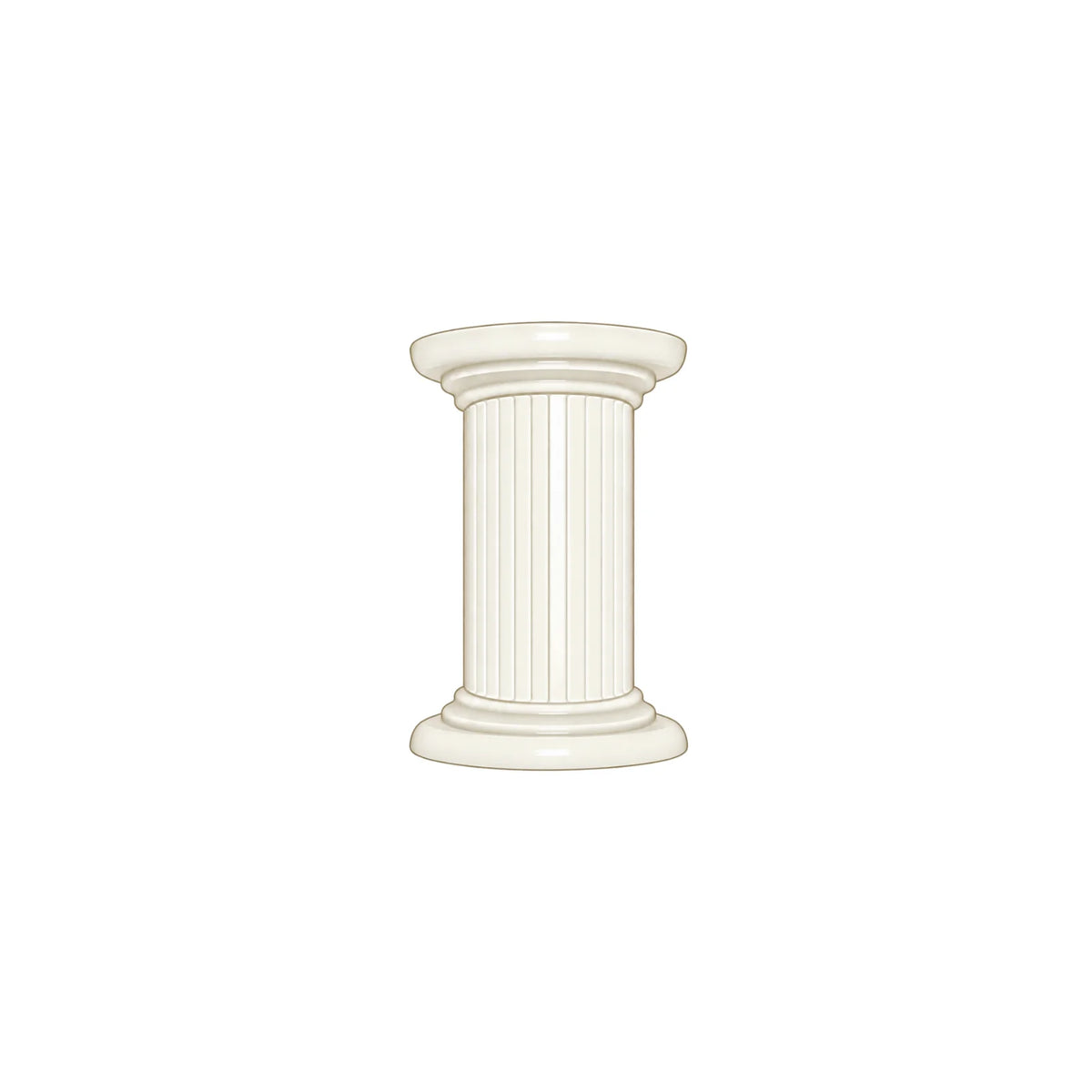 White Pillars - Round 2 Inch - Carolines