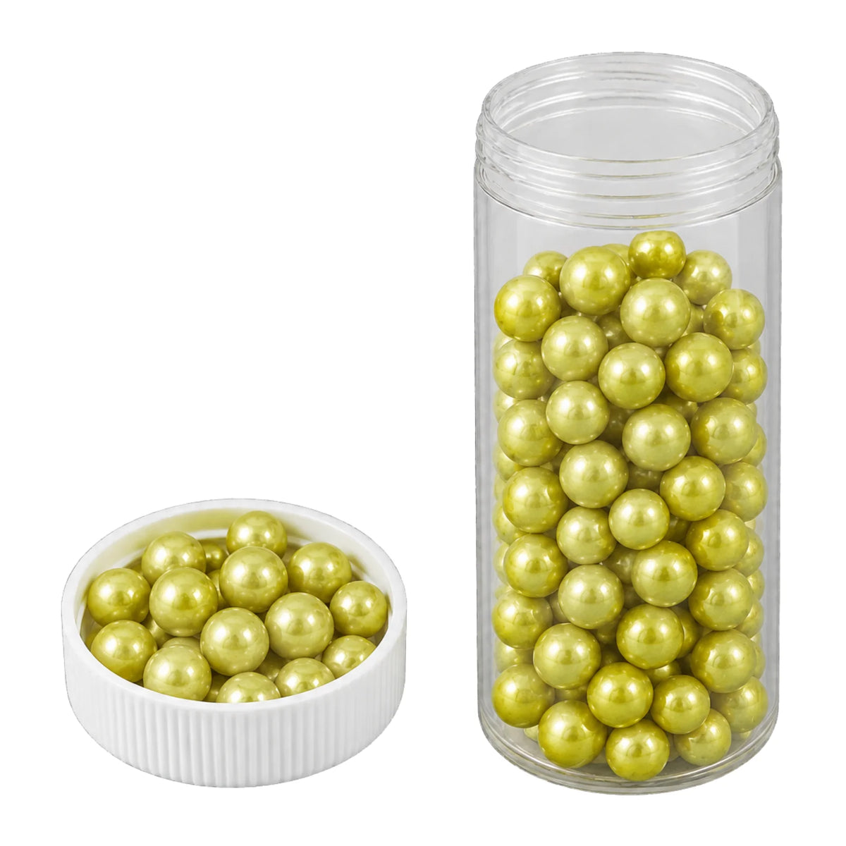 Metallic Gold 20g Edible Cachous Pearls 6mm - Iconic Sprinkles