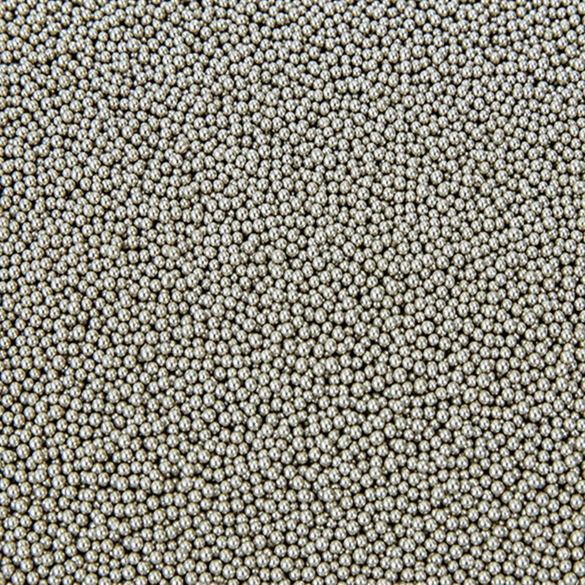 Metallic Silver 1kg Edible Cachous Pearls 2mm - Iconic Sprinkles