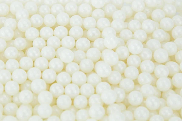 White 1kg Pearly Edible Cachous Pearls 8mm - Iconic Sprinkles