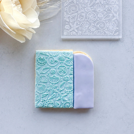 The Seashore Pattern Debosser (Cake Sera ) - Custom Cookie Cutters