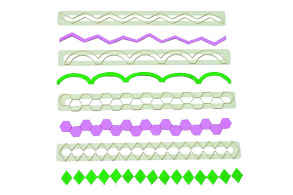 Geometric Edging Frill Cutter Set - FMM