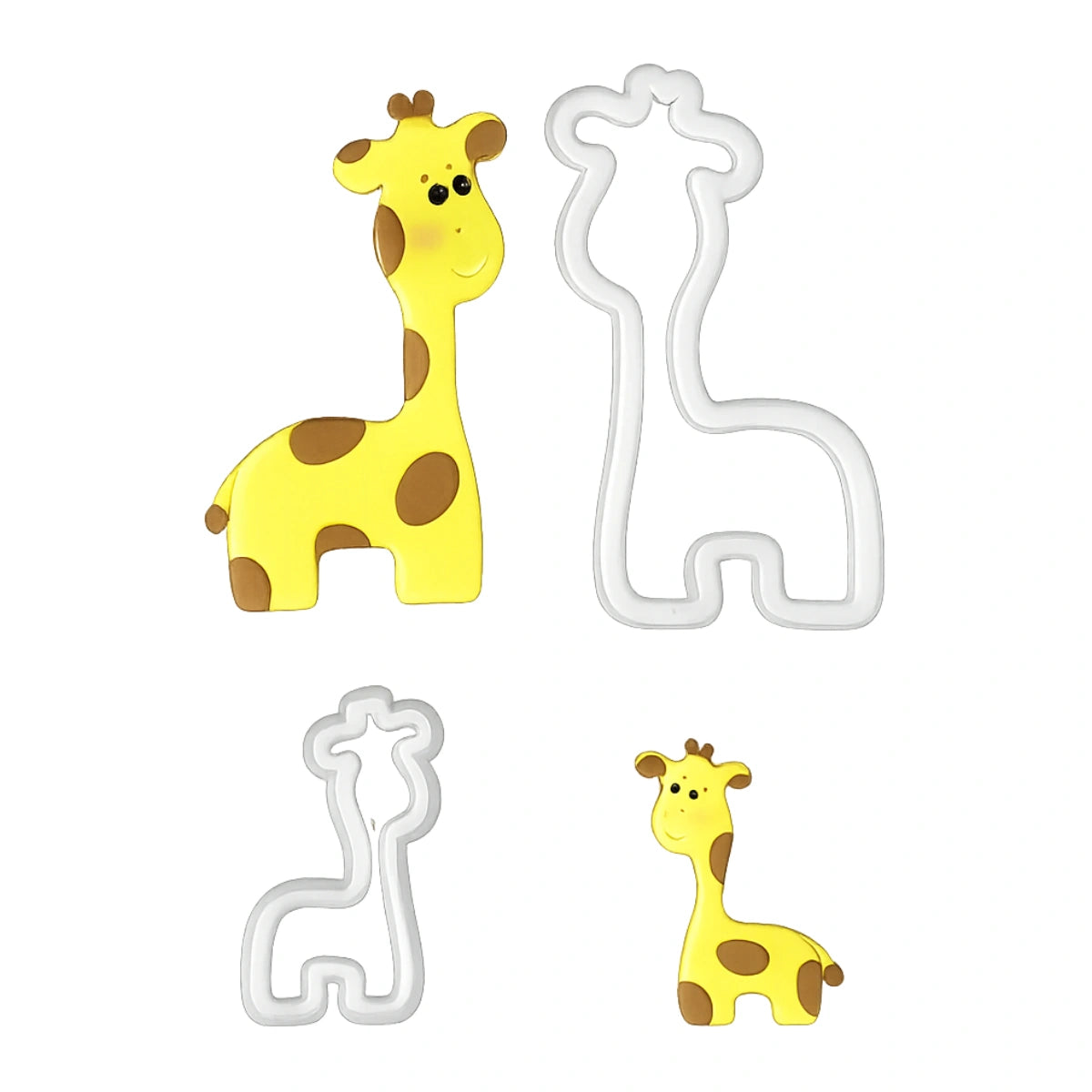 Mummy and Baby Giraffe Cutter Set - FMM