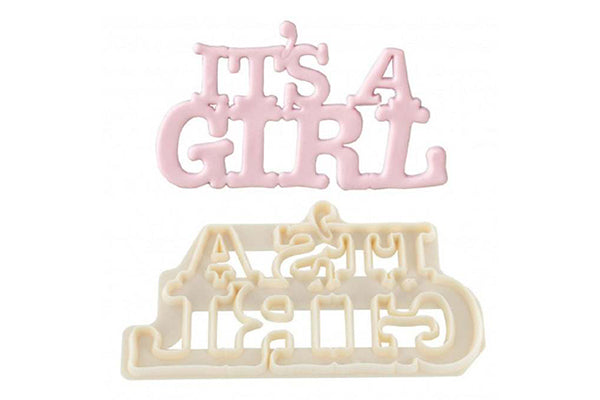 Curved Words - its a Girl - FMM