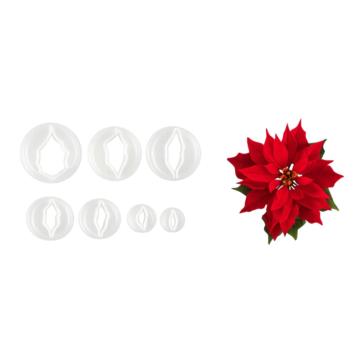 Poinsettia Cutters (7 Pack) - FMM