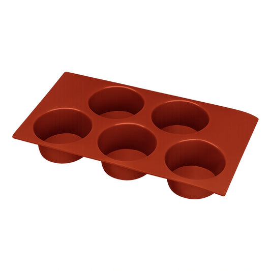 Muffin 5 Cavity Silicone Chocolate Mould - Iconic Cake Art