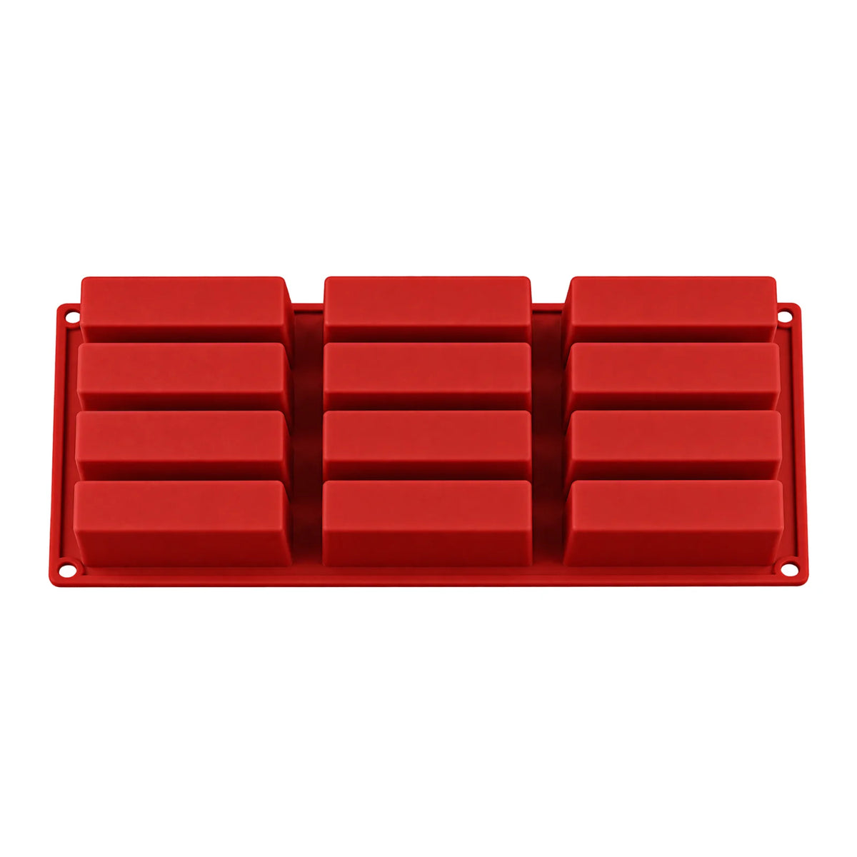 Deep Bar 12 Cavity Silicone Chocolate Mould - Iconic Cake Art