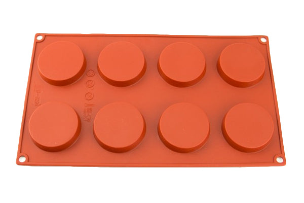 Flat Muffin Silicone Chocolate Mould - Iconic Cake Art