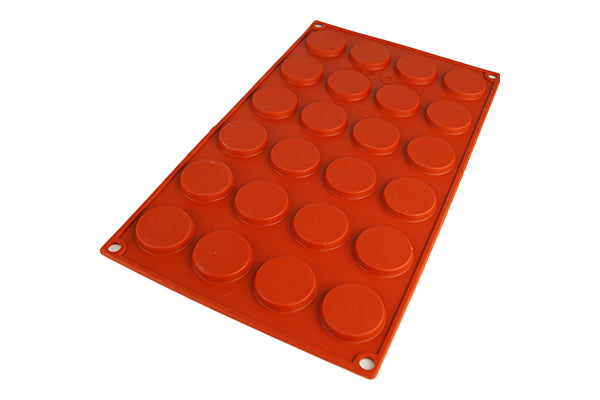 Flat Coin Disc 24 Cavity Silicone Chocolate Mould - Iconic Cake Art