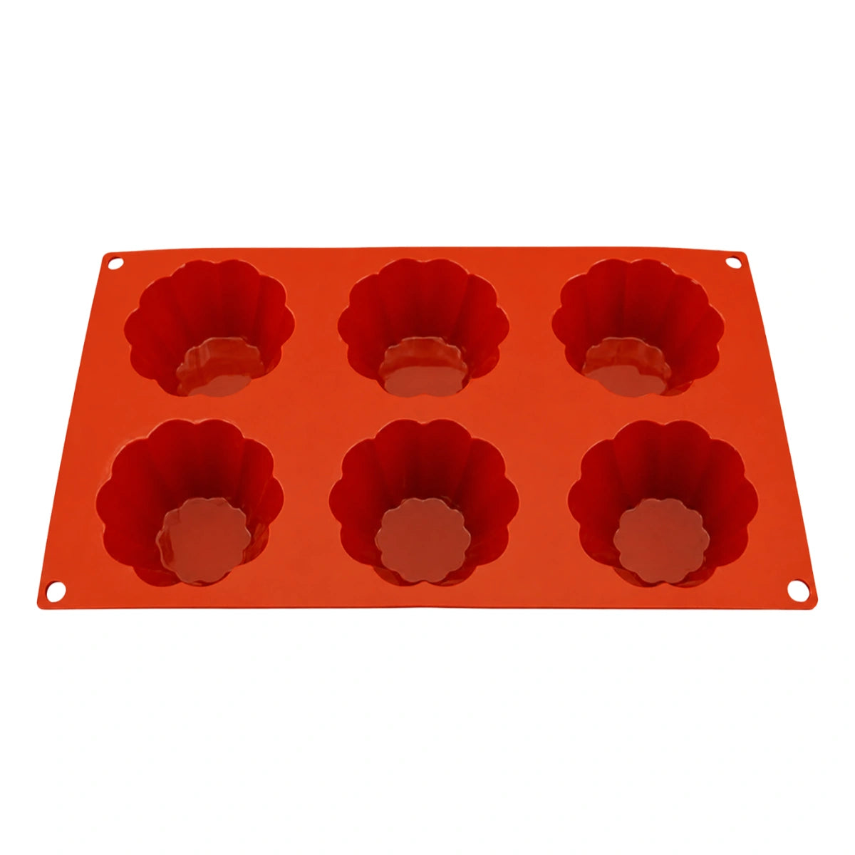 Brioche 6 Cavity Silicone Chocolate Mould - Iconic Cake Art