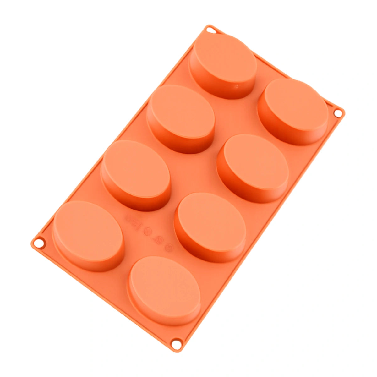 Deep Oval 8 Cavity Silicone Mould - Iconic Cake Art
