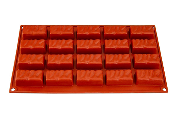 Chocolate Bars 20 Cavity Silicone Mould - Iconic Cake Art