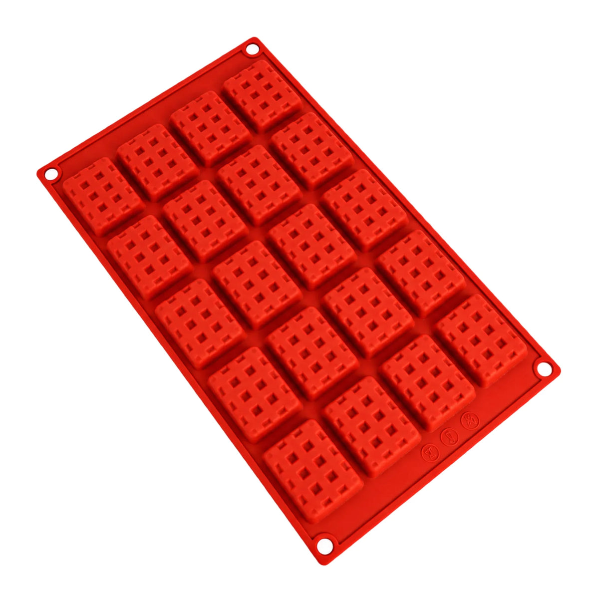 20 Cavity - Lattice Silicone Chocolate Mold / Tart - D-065