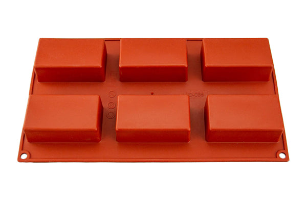 Rectangle Soap Bar Silicone Chocolate Mould - Iconic Cake Art