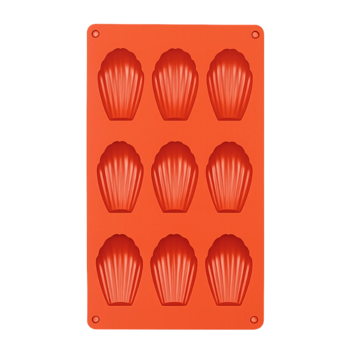 9 Cavity - Large Fancy Shell Silicone Chocolate Mold Baking Mould