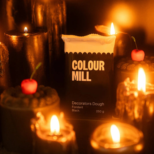 Black Decorators Dough 250g - Colour Mill