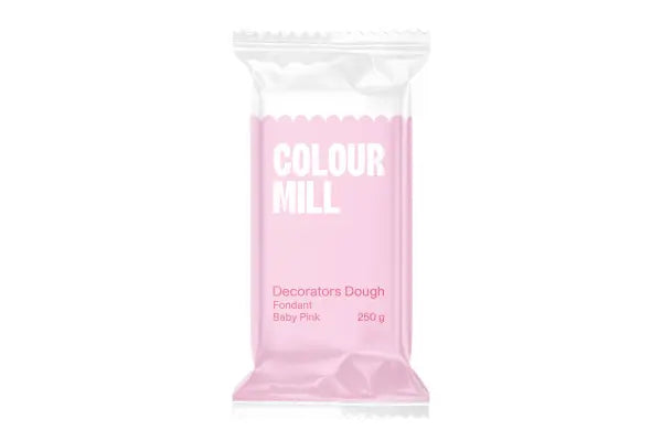 Pink Baby Decorators Dough 250g - Colour Mill
