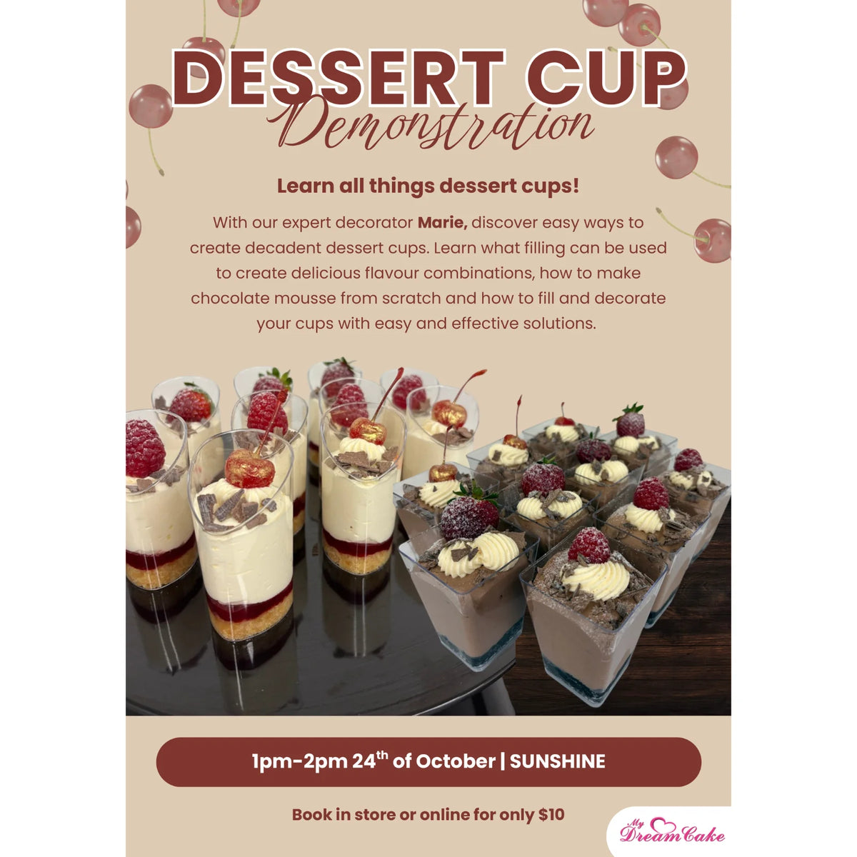 Chocolate Mousse & Dessert Cups Demo
