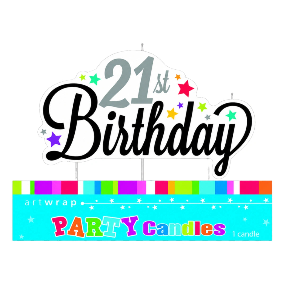 21st Birthday Candle - Artwrap