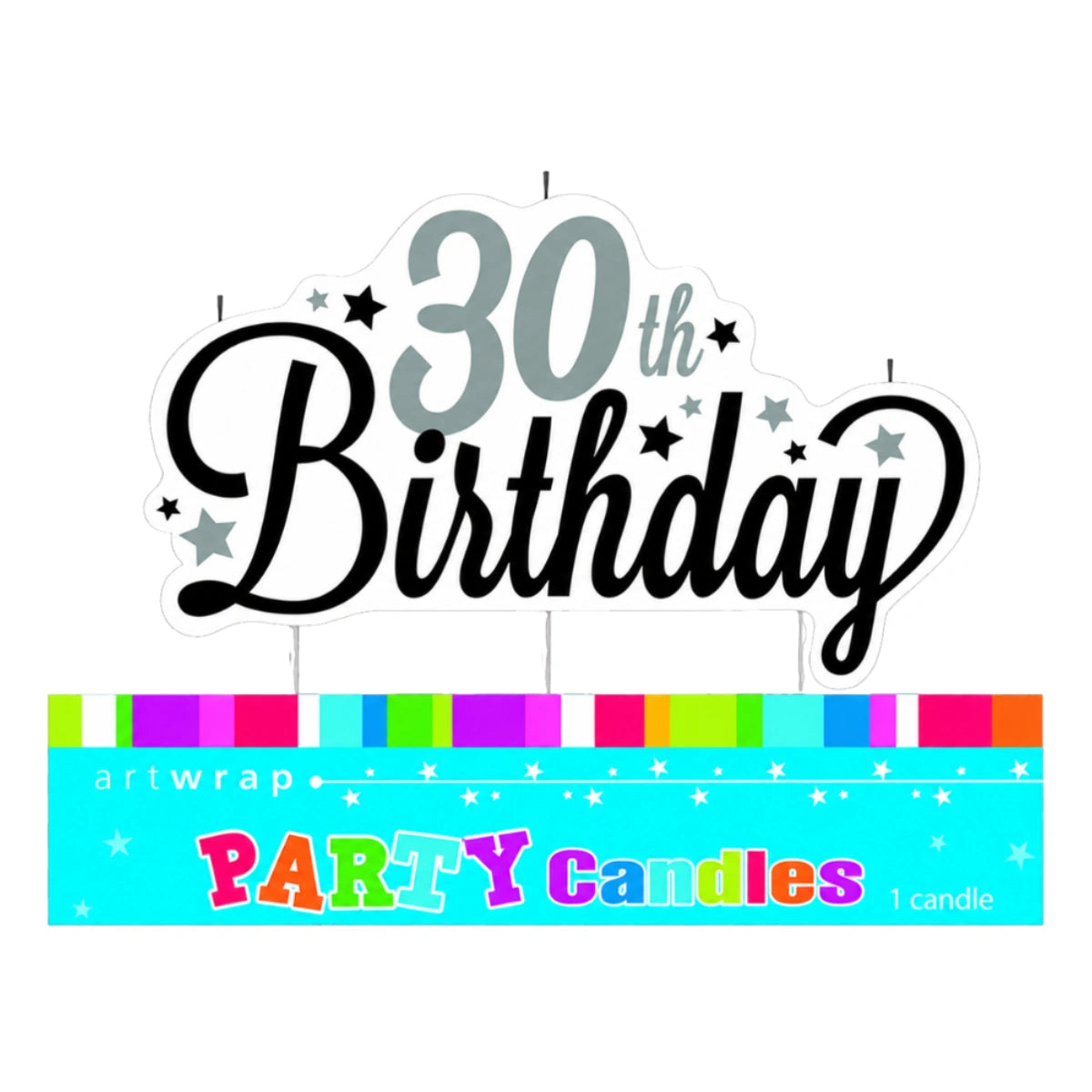30th Birthday Candle - Artwrap