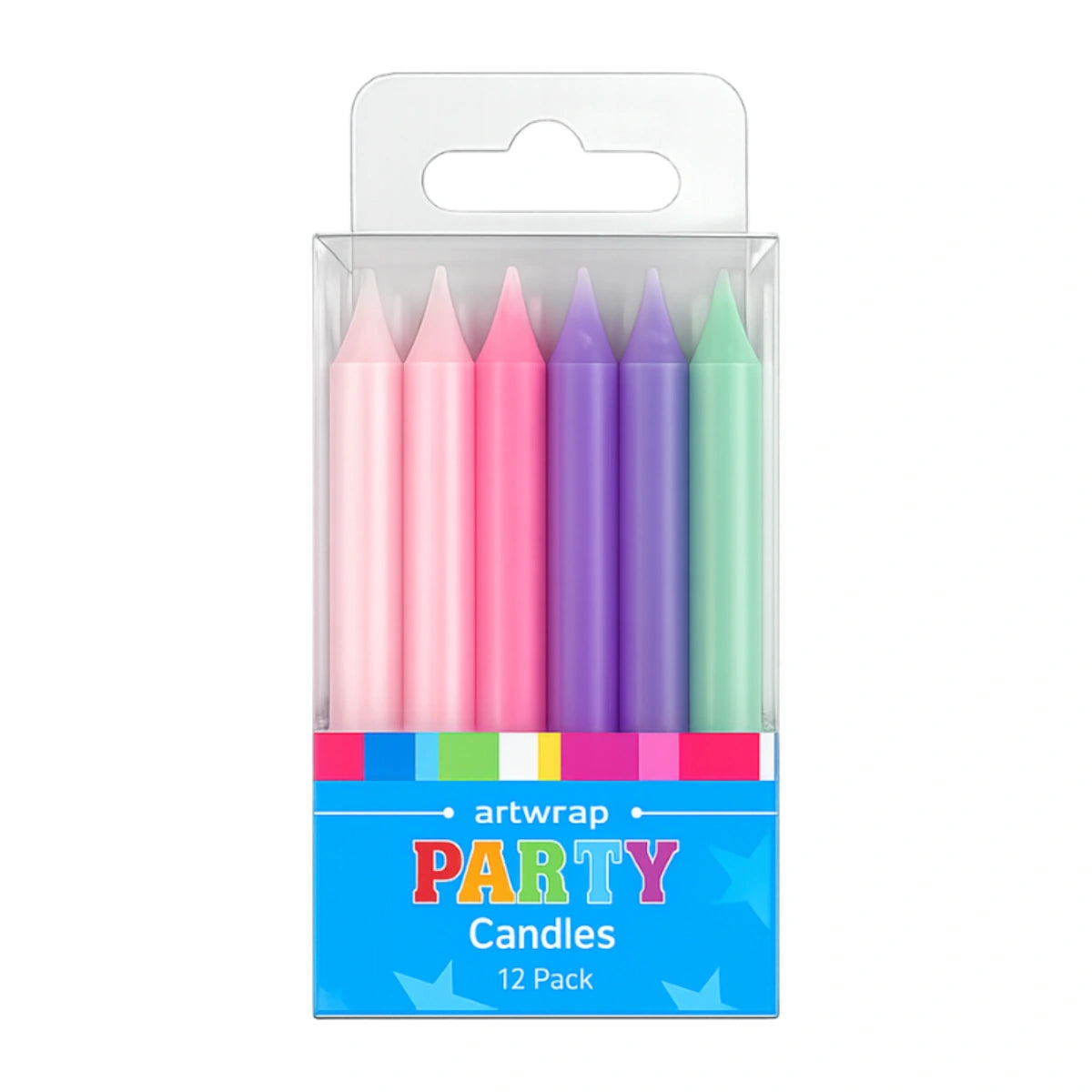 Pastel Candles (12 Pack) - Artwrap