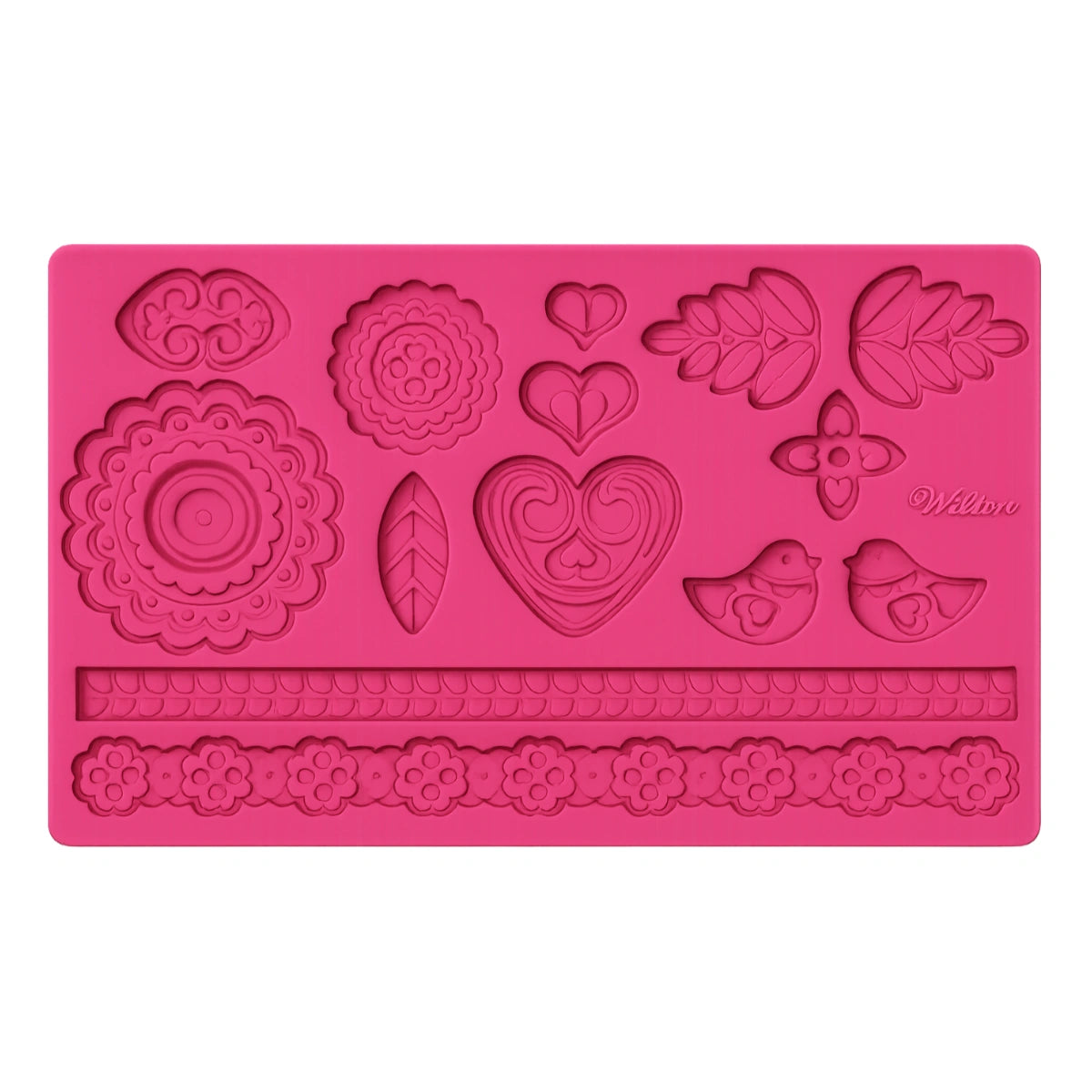 Folk Fondant and Gum Paste Silicone Mould - Iconic Cake Art