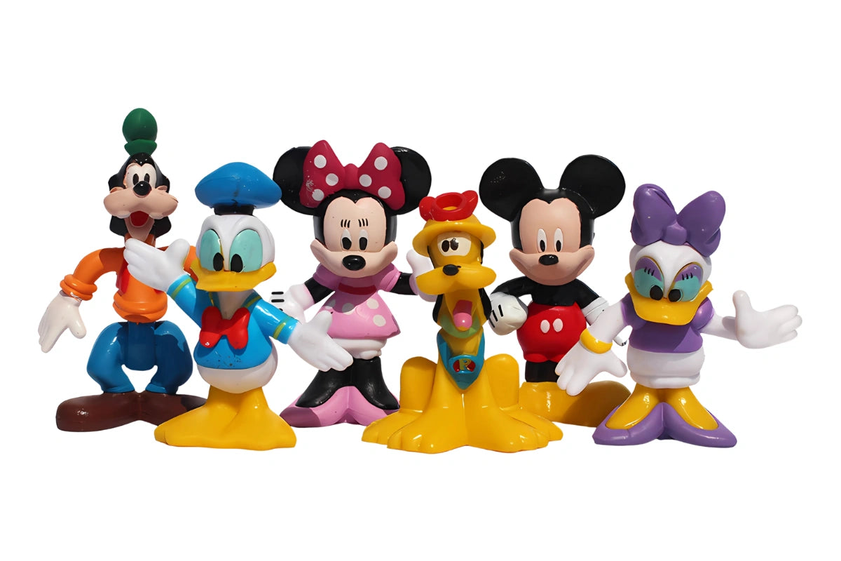 Mickey Minnie Mouse Donald Duck Goofy - Set (6 Pack) - Iconic Cake Art