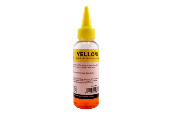 Yellow Edible Ink Refill 100ml - Tasty Images