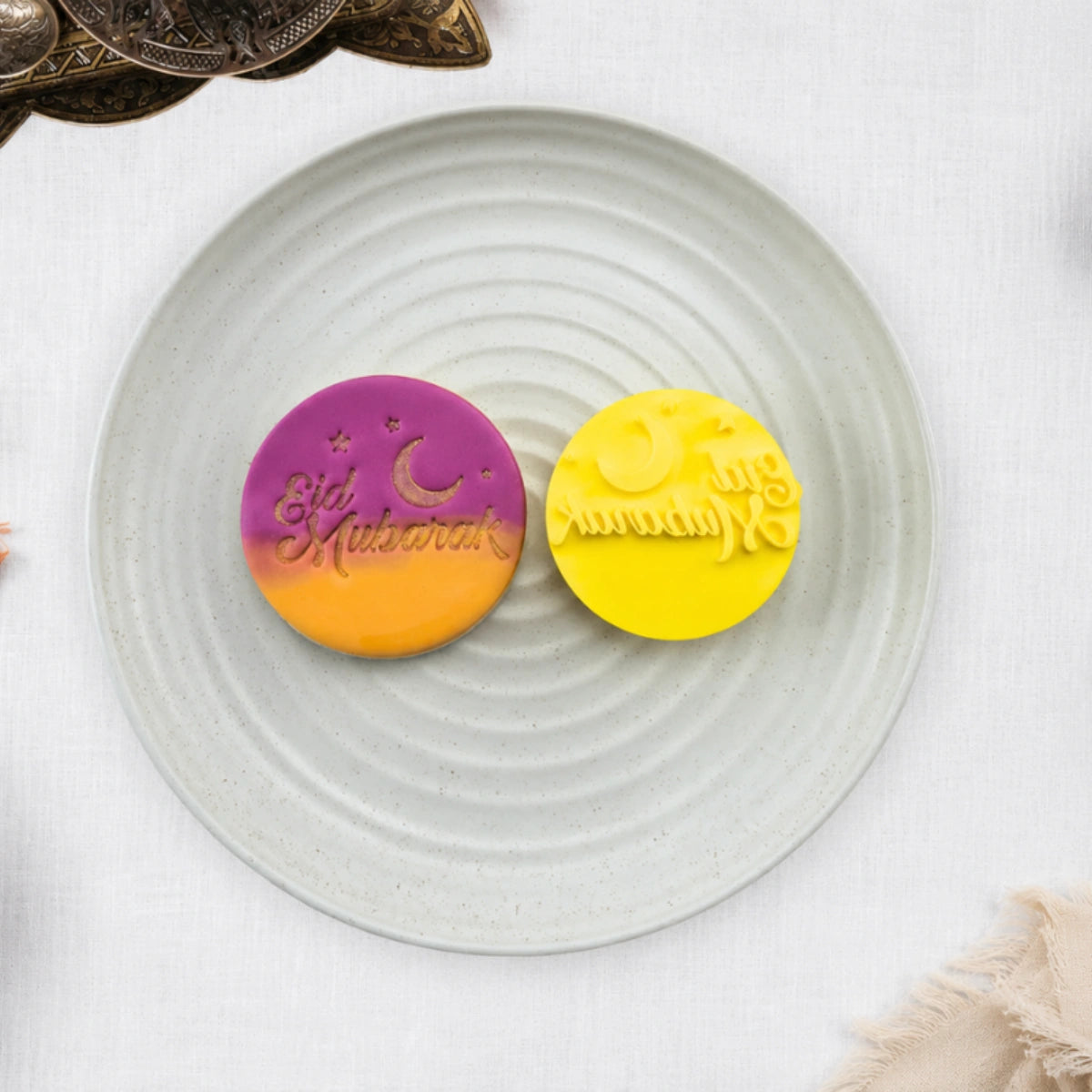 Eid Mubarak Embosser - Custom Cookie Cutters