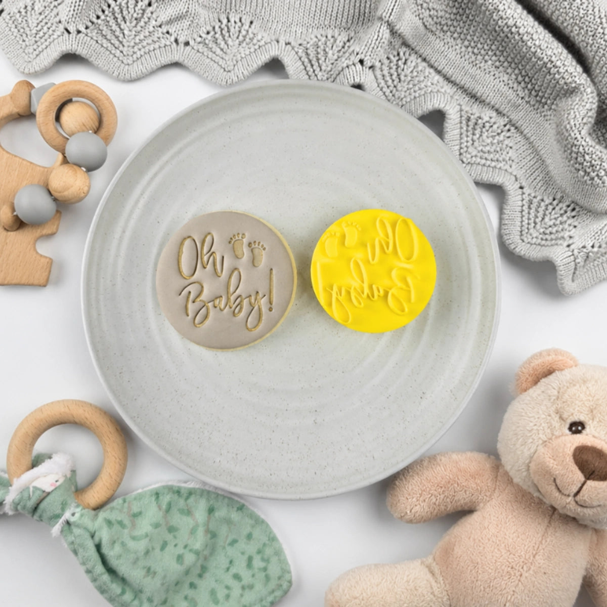 Oh Baby V2 Embosser - Custom Cookie Cutters