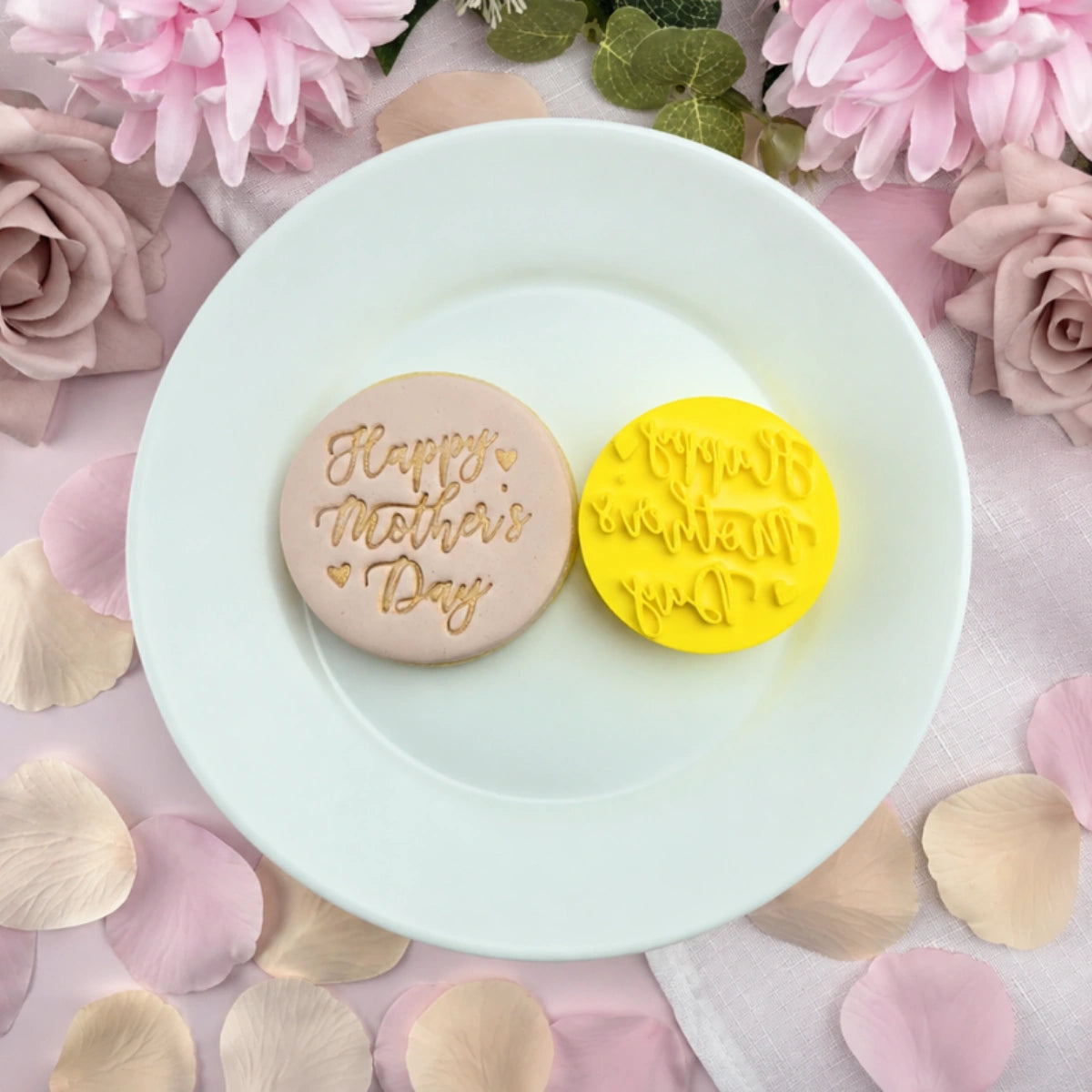 Happy Mothers Day Embosser - Custom Cookie Cutters