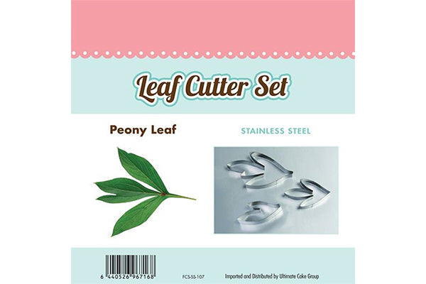 Peony Leaf - Cutter Set - Gateau Art